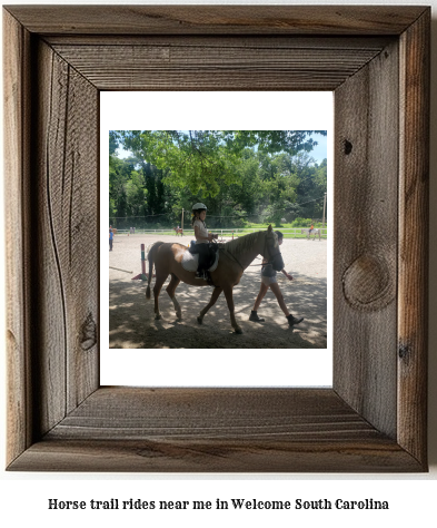 horse trail rides near me in Welcome, South Carolina